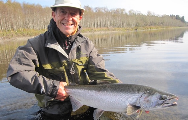 John got this good fish during the low water. Sight fishing, with some good dry fly action (for some)