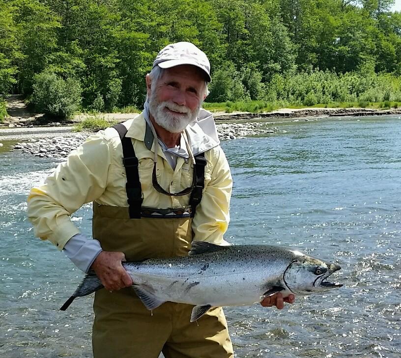 The Don with a salmon
